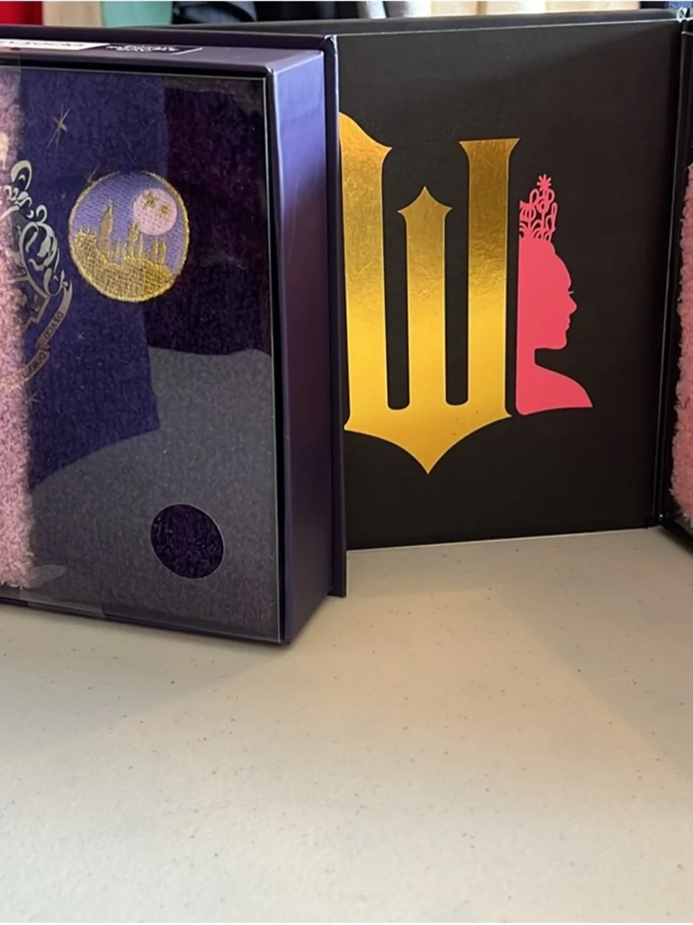 Harry Potter and Wicked Snow Globe Display Set - Purple & Black